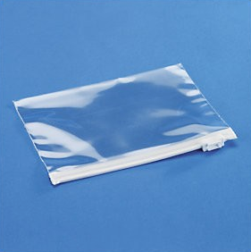 Sachet plastique curseur