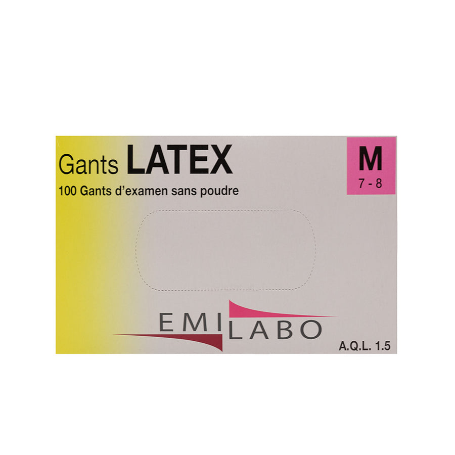 Gant latex Blanc