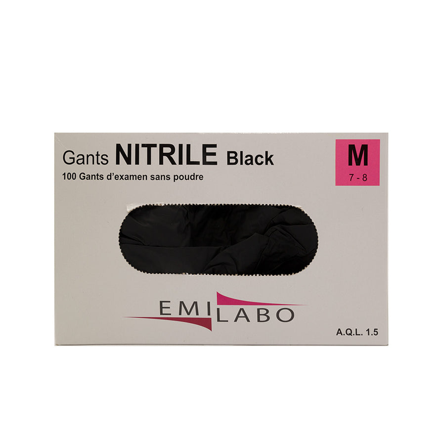 Gant nitrile noir