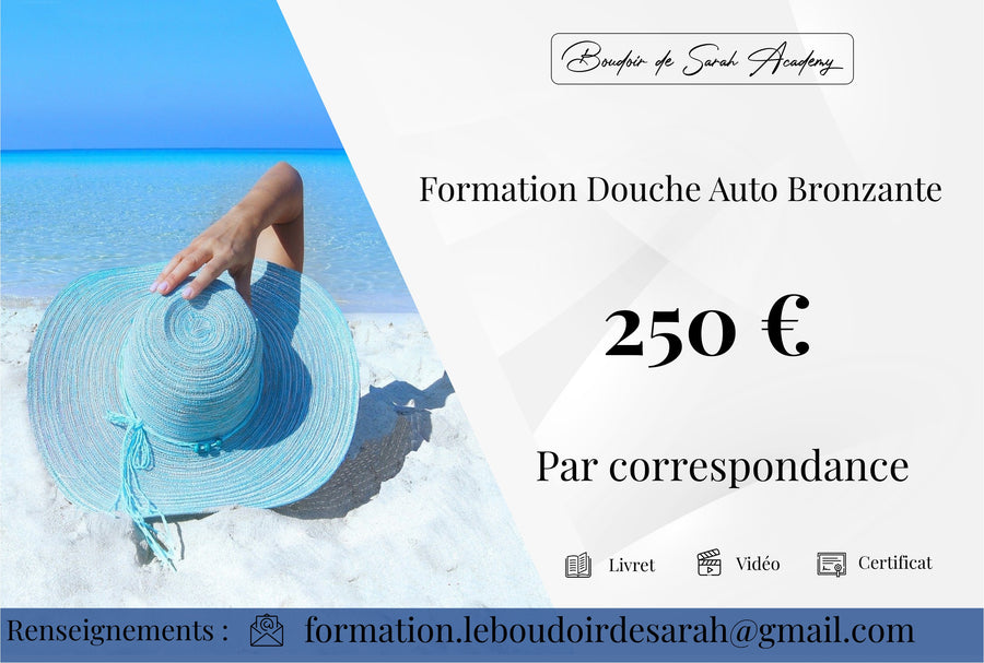 Formation douche autobronzante par correspondance